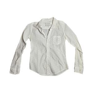 Frank & Eileen Barry Micro Heart Print Top Size: XS